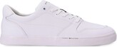 Thumbnail for your product : Tommy Hilfiger Leather Logo-Print Sneakers
