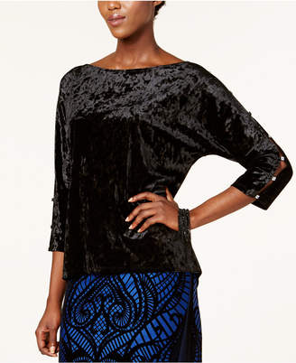 Cable & Gauge Embellished Cutout Top