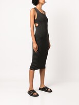 Thumbnail for your product : John Elliott Ribbed-Knit Reveal Midi Dress