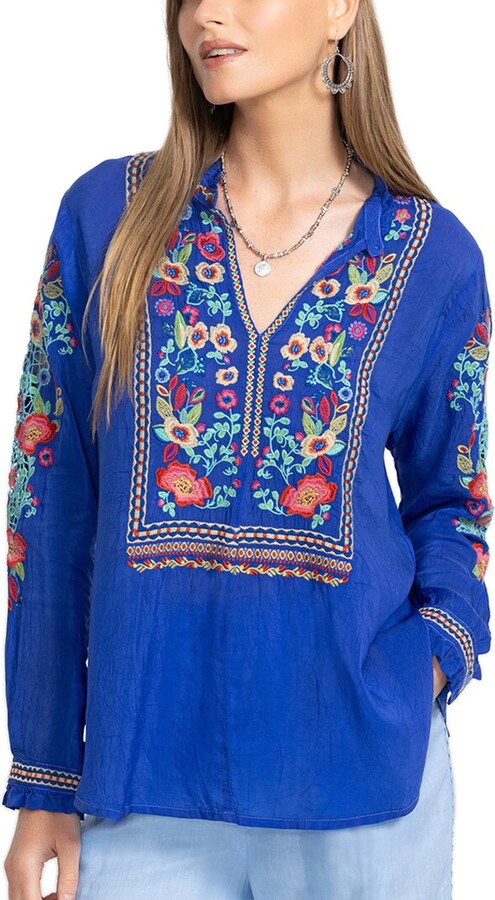 Johnny Was Rose Blouse