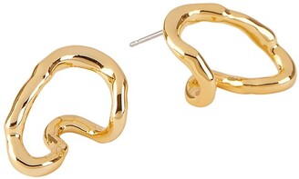Alexis Bittar Twisted Gold 14K Gold-Plated Wrap-Around Stud Earrings