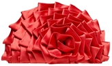 Thumbnail for your product : Lulu Townsend Satin Rosette Ruffle Clutch