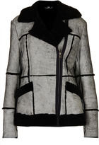 Thumbnail for your product : Topshop **Crackle Sheepskin Coat