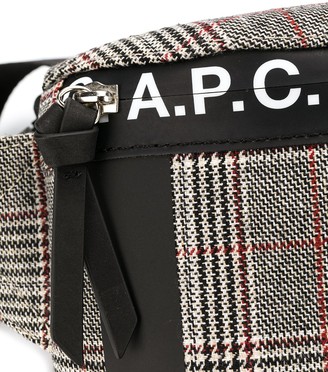 A.P.C. Tweed Banana-Shape Belt Bag