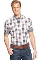 Thumbnail for your product : Club Room Short-Sleeve Plaid Shirt