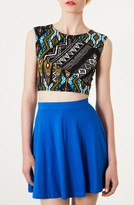 Thumbnail for your product : Topshop Aztec Crop Tee