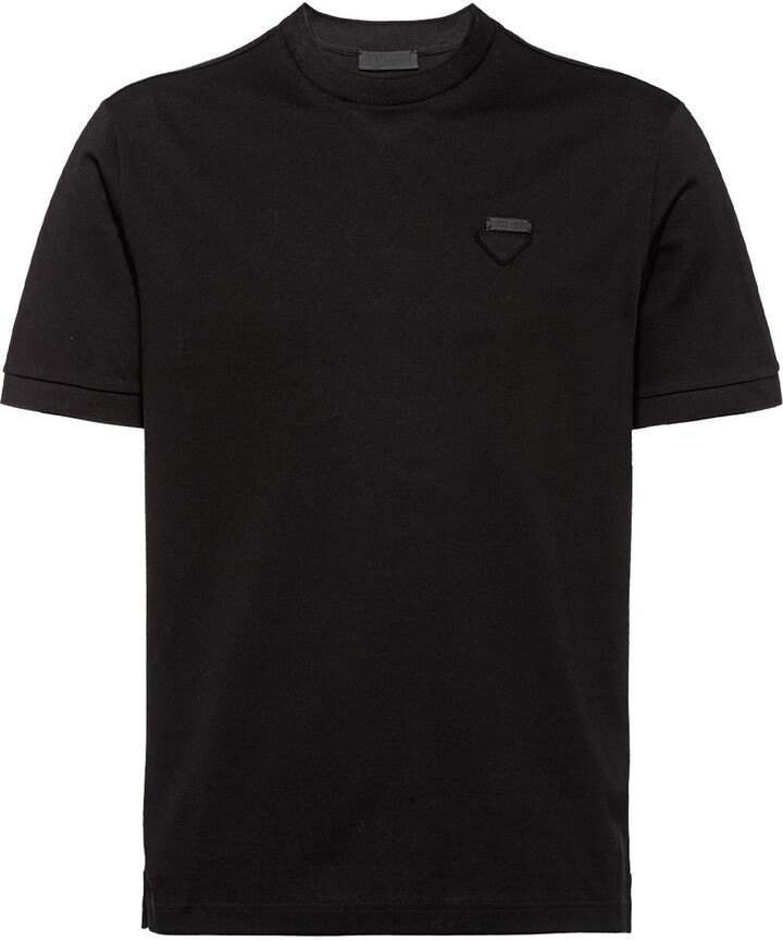 Prada Black Men's T-shirts | Shop the world's largest collection 