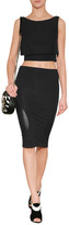 Thumbnail for your product : McQ Pencil Skirt with Leather Panels