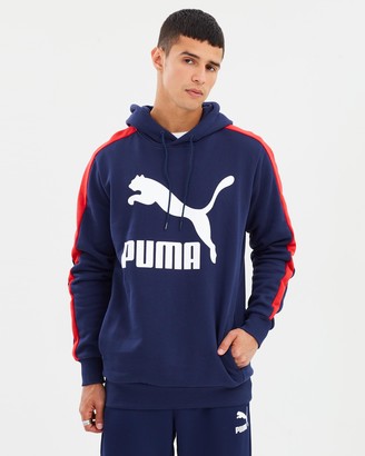 mens blue puma hoodie