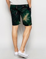 Thumbnail for your product : Lindbergh Chino Shorts With Floral Print
