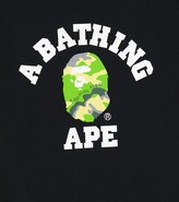 Thumbnail for your product : Bape Kids Woodland Camo College cotton jersey T-shirt