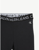 Thumbnail for your product : Calvin Klein Jeans Flared cotton-jersey leggings 2-16 years