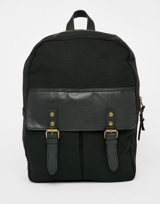 ASOS Backpack With Contrast Pocket