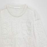 Thumbnail for your product : Burberry Embossed Logo Cotton Sweatshirt