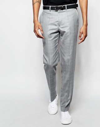 French Connection Wedding Suit Pants in Slim Peak Check