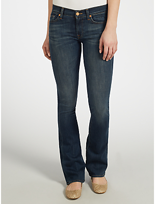 7 For All Mankind Mid-Rise Bootcut Jeans, Brooklyn Dark
