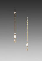 Thumbnail for your product : Bing Bang Pearl & Pendulum Chain Drop Earrings