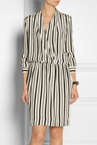 Thumbnail for your product : By Malene Birger Ragini striped silk dress
