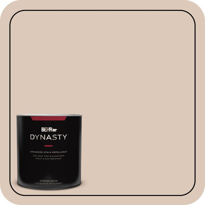 BEHR DYNASTY 1 qt. #MQ3-09 Loft Light One-Coat Hide Matte Interior Stain-Blocking Paint & Primer