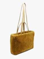 Thumbnail for your product : Jacquemus Neve Faux-shearling And Leather Tote Bag - Khaki