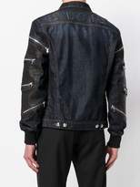 Thumbnail for your product : Philipp Plein panelled denim jacket