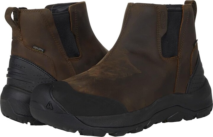 Keen Revel IV Chelsea Men's Shoes Canteen/Black : 9.5 D - Medium Textile/Leather
