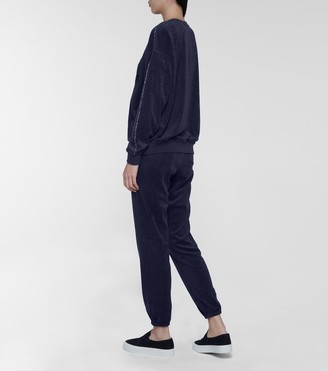The Upside Florencia cotton-blend terry trackpants