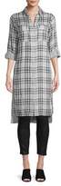 Thumbnail for your product : Jones New York Plaid High-Low Shirtdress