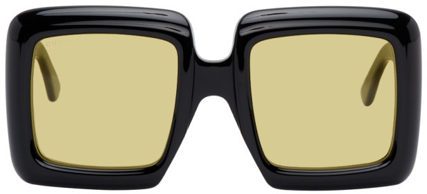 gucci black oversized sunglasses