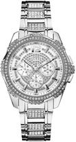 Thumbnail for your product : GUESS Intrepid 2 Multi Function Crystal Silver Bracelet Ladies Watch