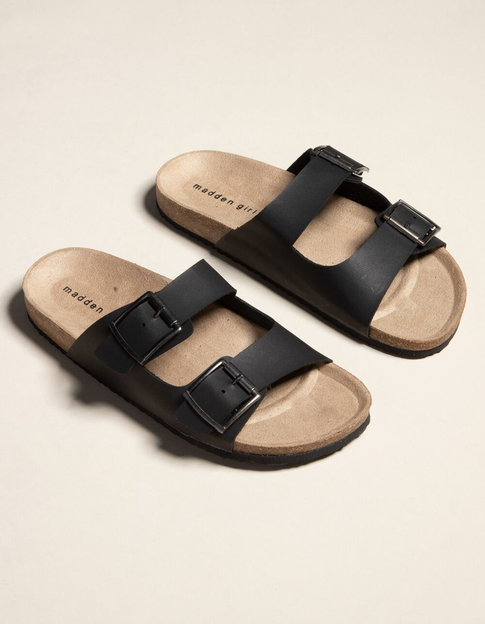 madden girl 2 buckle flatform