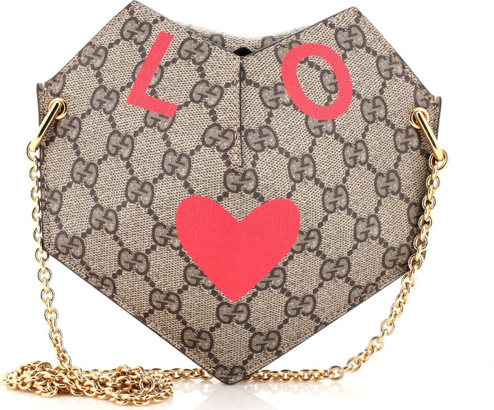 Chanel Vintage Valentine Hearts Flap Bag Printed Canvas Small - ShopStyle