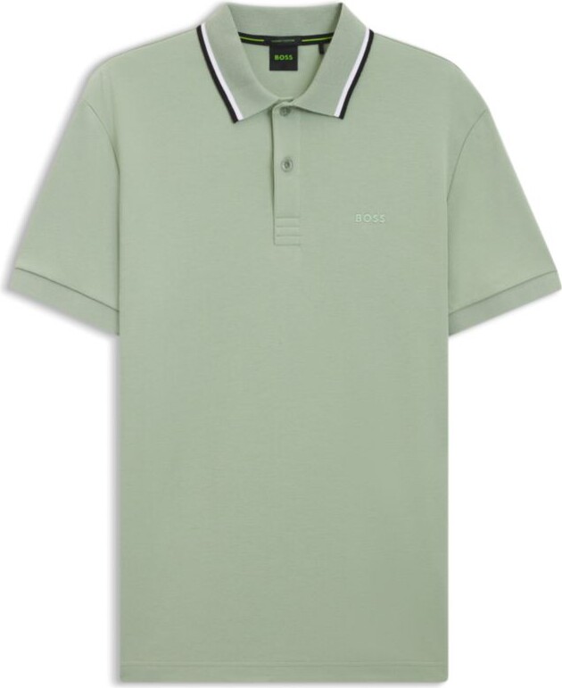HUGO BOSS Paddy slim-fit polo shirt in interlock cotton