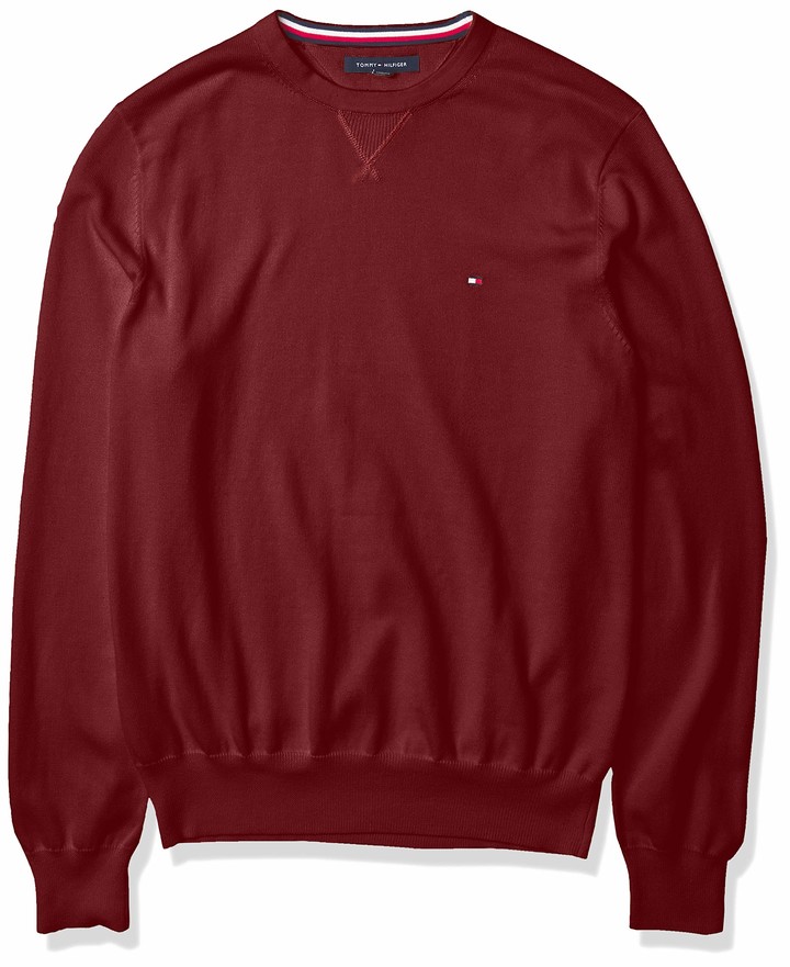 tommy hilfiger red sweater