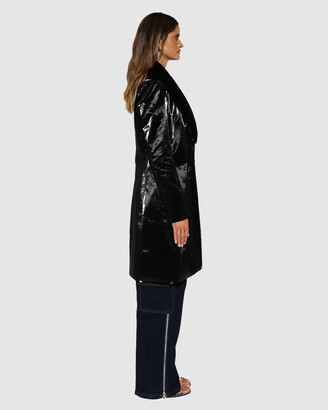 BY.DYLN Women's Black Coats - Larsa Coat