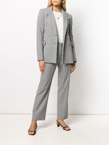 Thumbnail for your product : Derek Lam 10 Crosby Gingham Flared Trousers