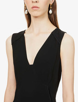 Thumbnail for your product : Diane von Furstenberg Magdalena V-neck crepe midi dress