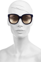 Thumbnail for your product : Balenciaga Round-frame acetate sunglasses