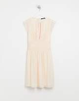 Thumbnail for your product : TFNC lace detail mini bridesmaid dress in pearl pink