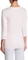 Thumbnail for your product : Barefoot Dreams Luxe Milk Lace Trim Jersey Tee