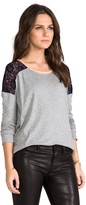 Thumbnail for your product : Heather Lace Shoulder Top