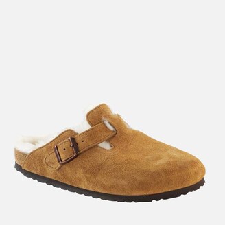 Saks Fifth Avenue Women Shoes Clogs Boston Shearling-Lined Suede Clogs 