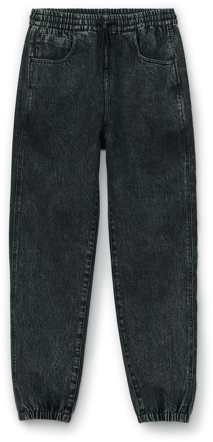 black denim joggers womens