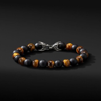 David Yurman Spiritual Beads Tiger Eye Bracelet - Brown