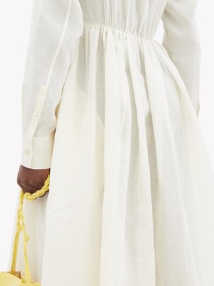 Jil Sander Nouvelle Papier-gauze Shirt Dress - Cream