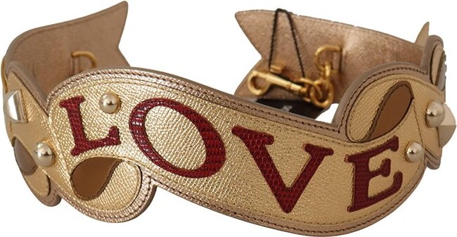 Dolce & Gabbana Leather Bag Strap