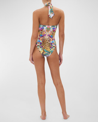 Camilla Merry Go Round Bandeau One-Piece Swimsuit