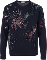 Thumbnail for your product : Valentino fireworks embroidered sweatshirt