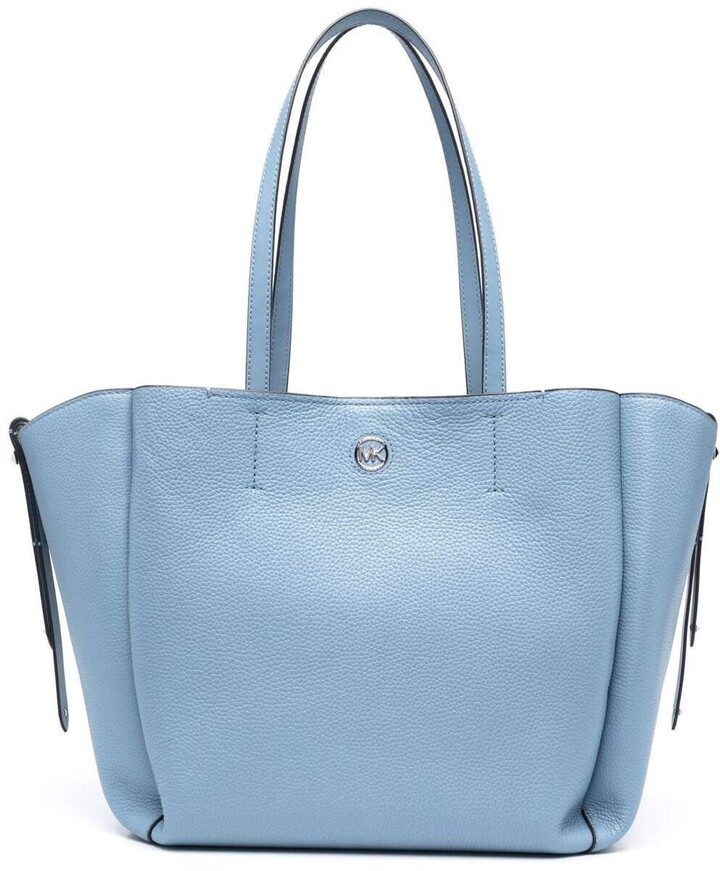 MICHAEL Michael Kors Blue Leather Women's Tote Bags | ShopStyle