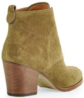 Thumbnail for your product : Marc by Marc Jacobs 636701 - Front Zip Suede Heeled Bootie